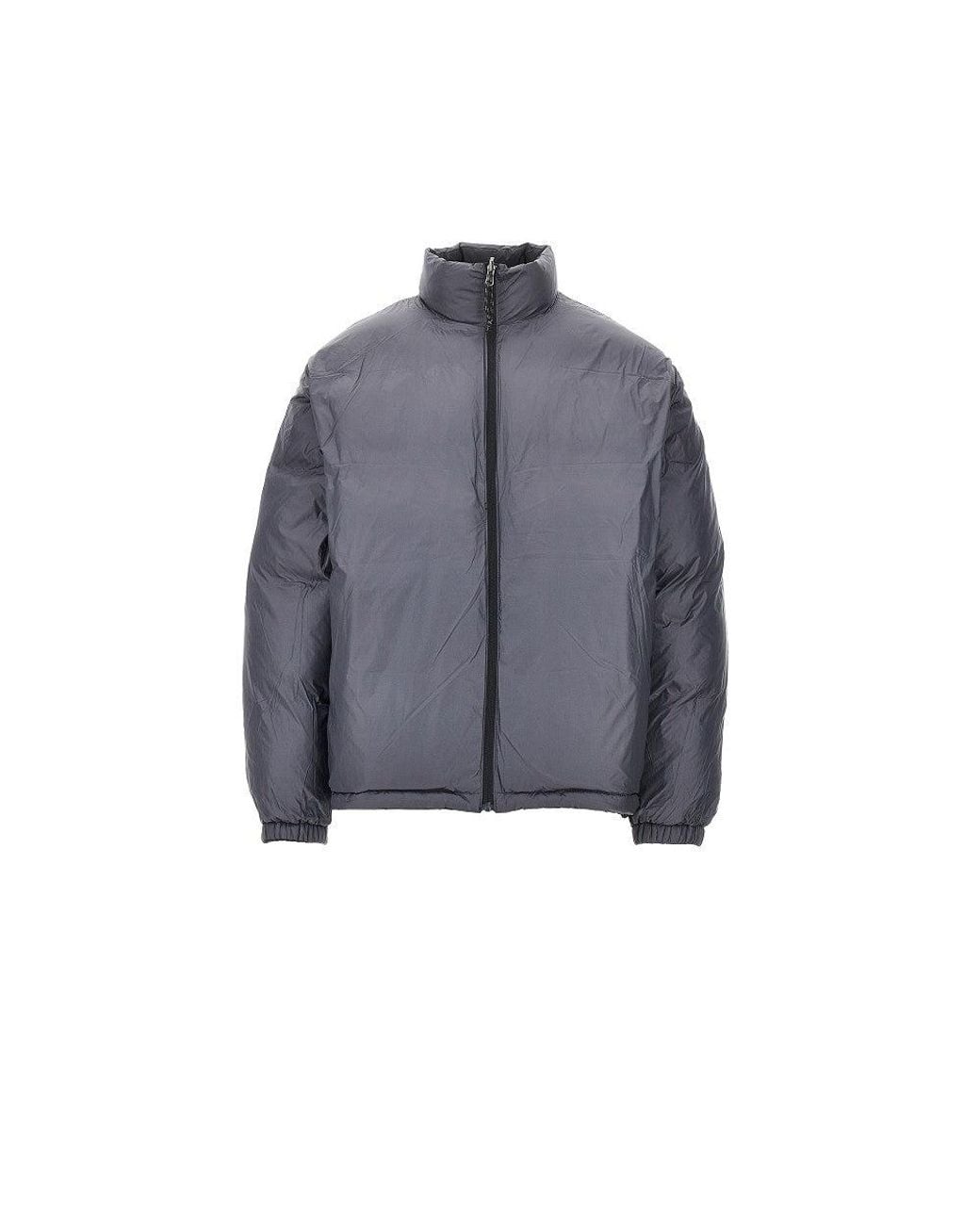 Thisisneverthat Gray Pertex Reversible Down Jacket for men