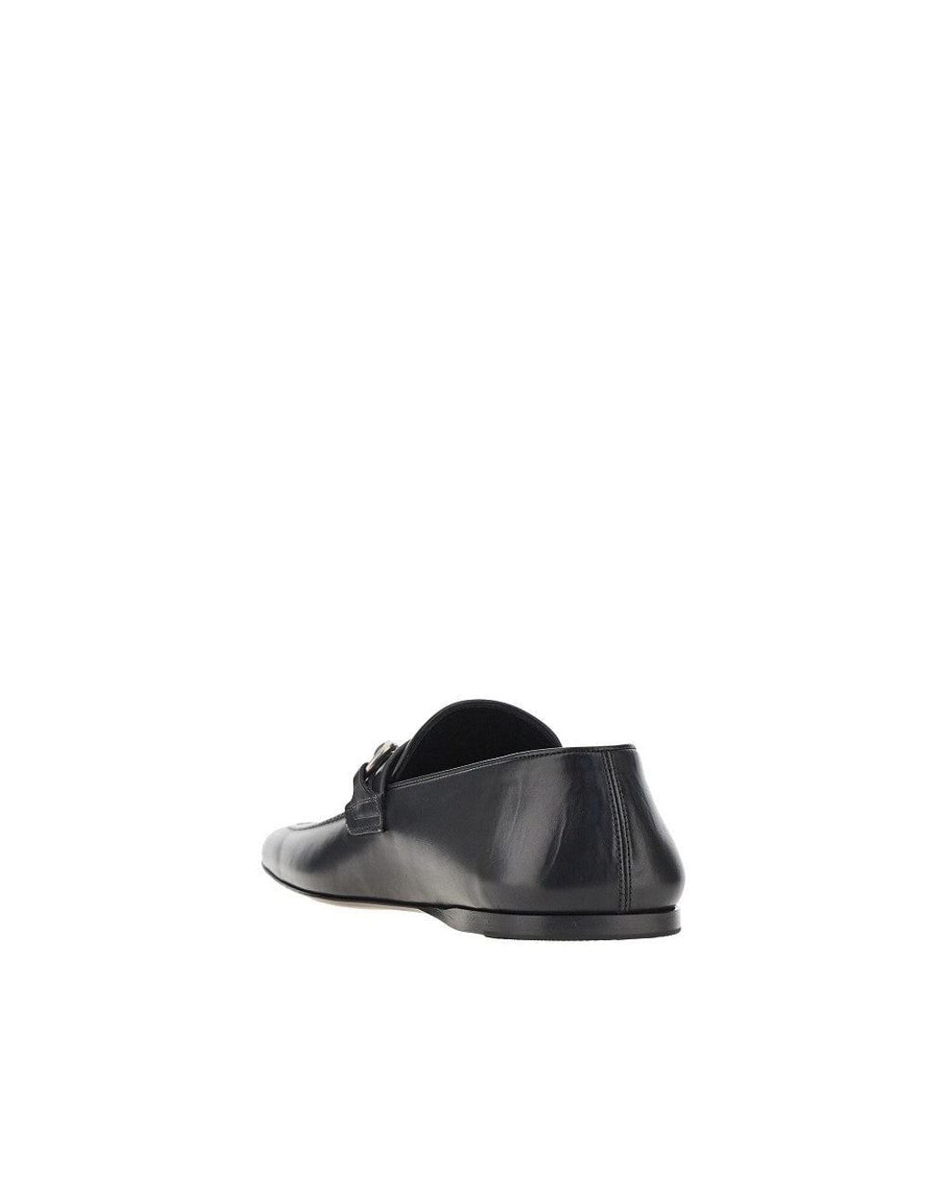 Gucci Blue Leather Loafers With Horsebit for men