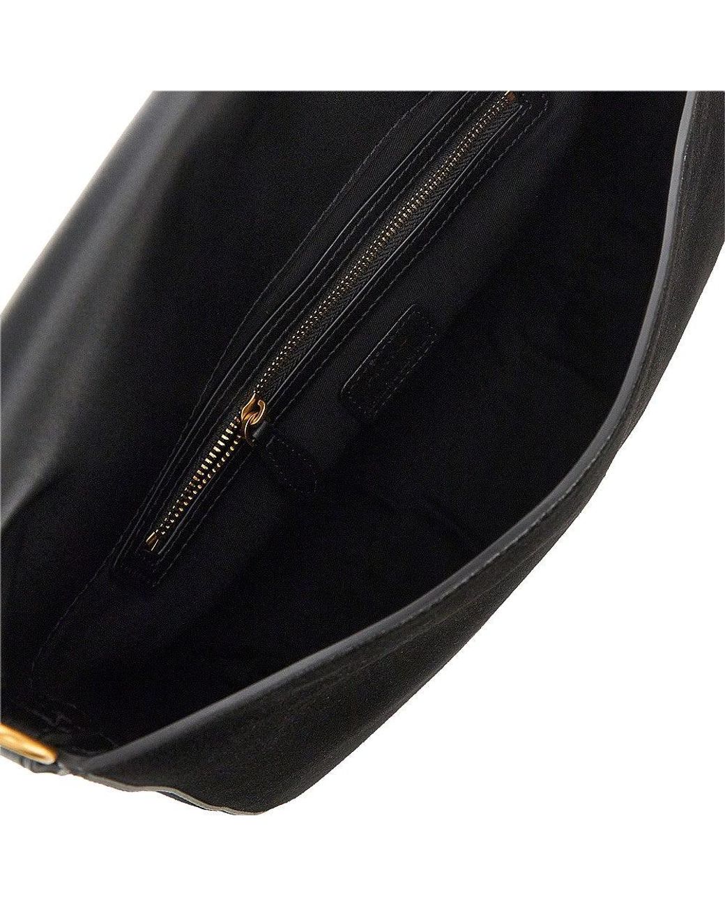 Pinko Black Suede Leather Medium Love Bag Satchel Bag