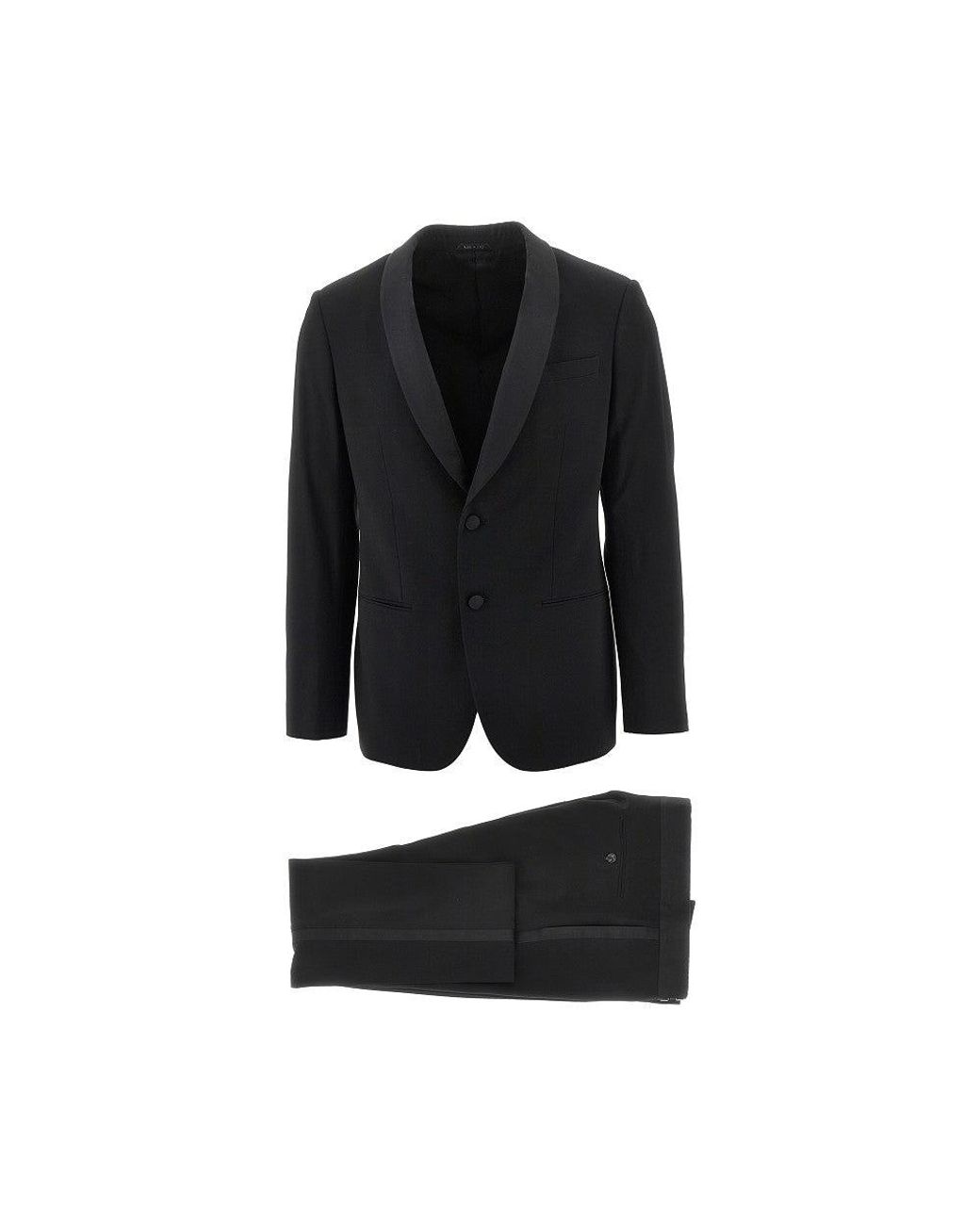 Giorgio Armani Black 'Soho' Tailored Suit for men