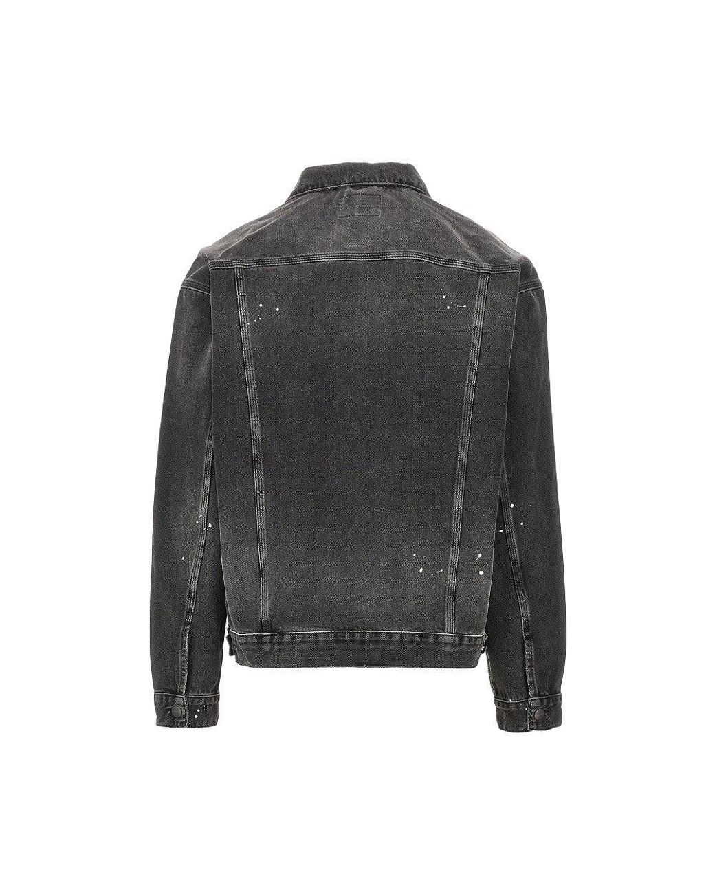 Carhartt Gray 'Helston' Denim Jacket for men