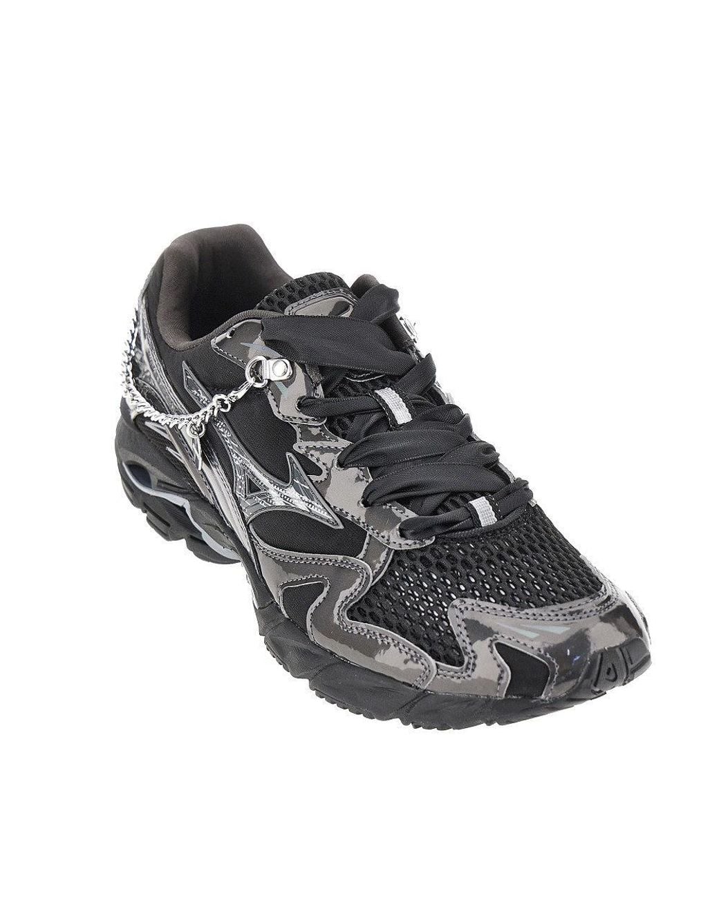 Mizuno Gray Wave Rider Sneakers for men