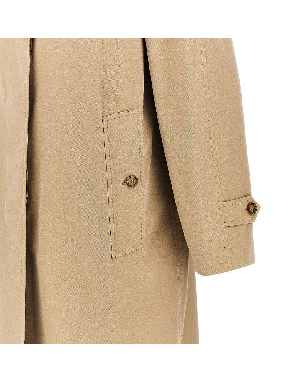 Burberry Natural 'Camden' Medium Car Coat