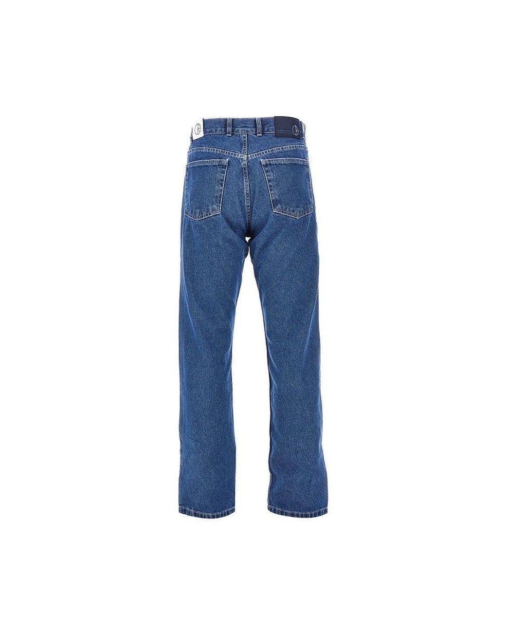POLAR SKATE Blue '89' Slim Fit Jeans for men
