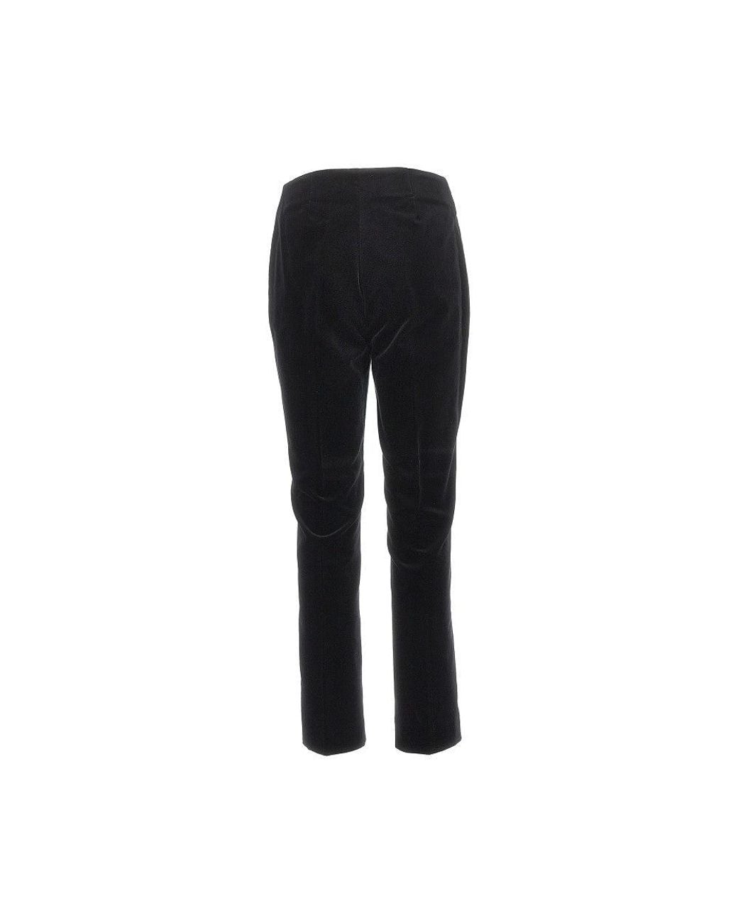 Rohe Black Velvet Cigarette Pants