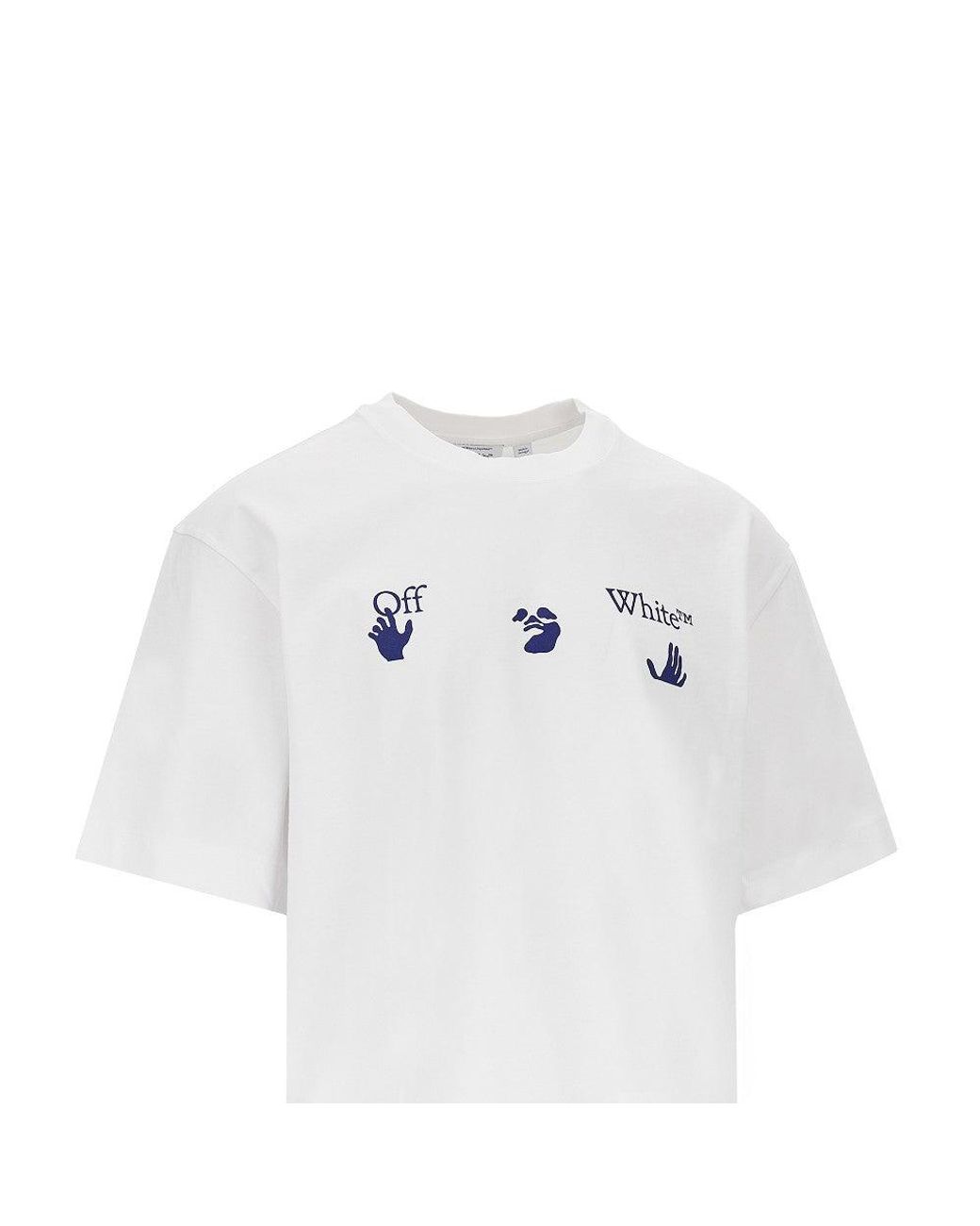 Off-White c/o Virgil Abloh White 'Bacco Arrow Skate' Cotton T-Shirt for men