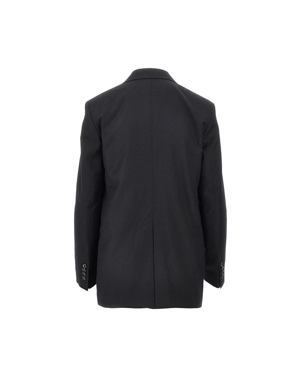 Tagliatore Black Wool And Silk 'Bertha' Single-Breasted Jacket