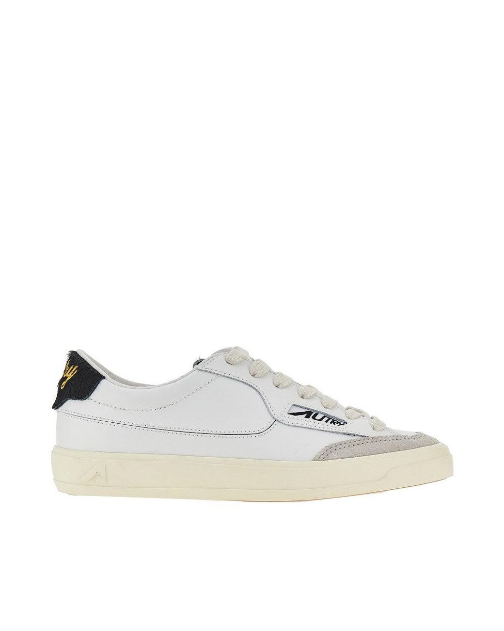 Autry White Windscape Low Leather Sneakers