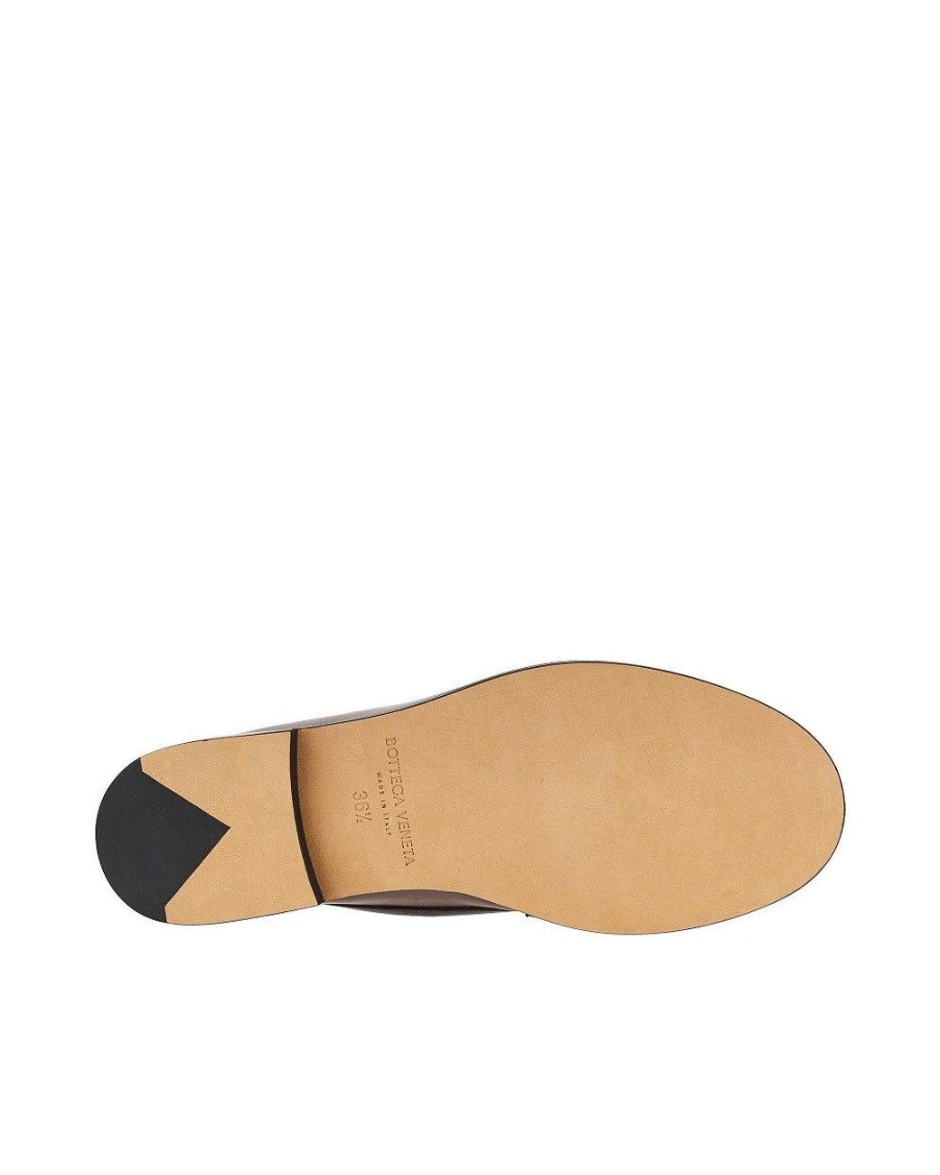 Bottega Veneta Brown 'Silenzio' Nappa Leather Loafers