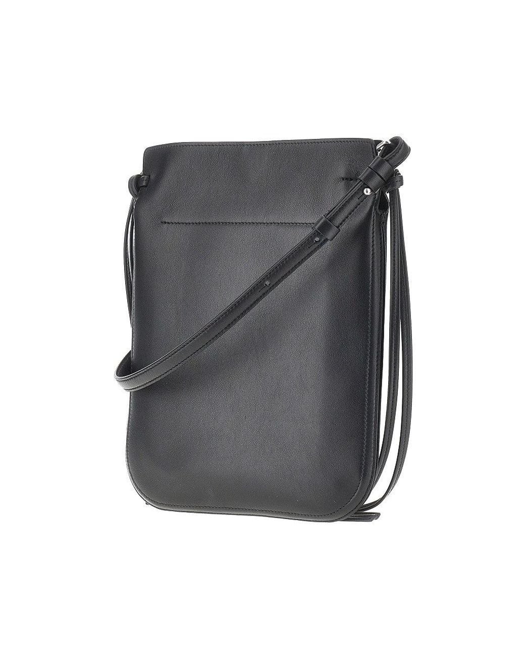 Phoebe Philo Black Leather 'Gig' Pouch