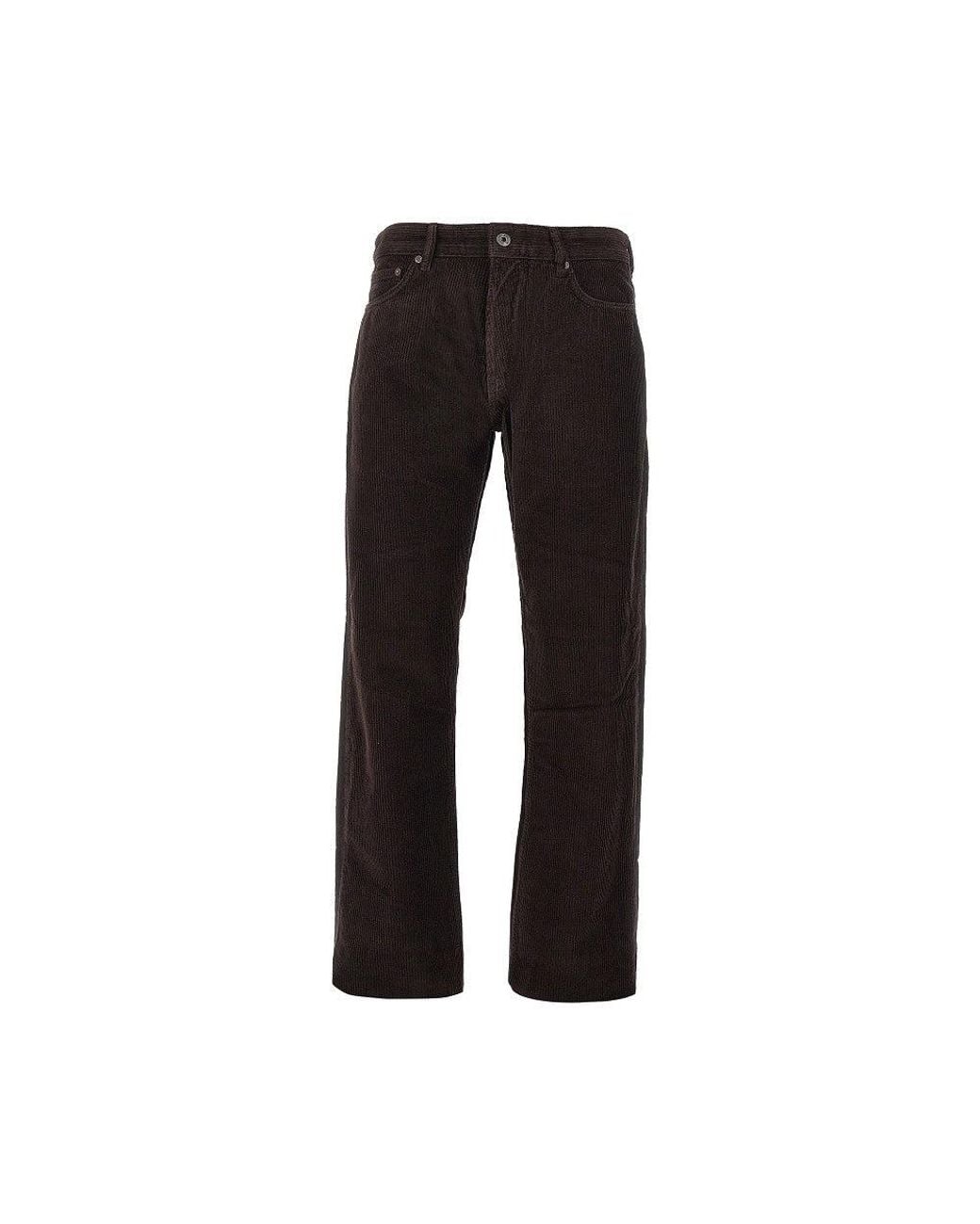 Emporio Armani Black 'J102' Corduroy Pants for men