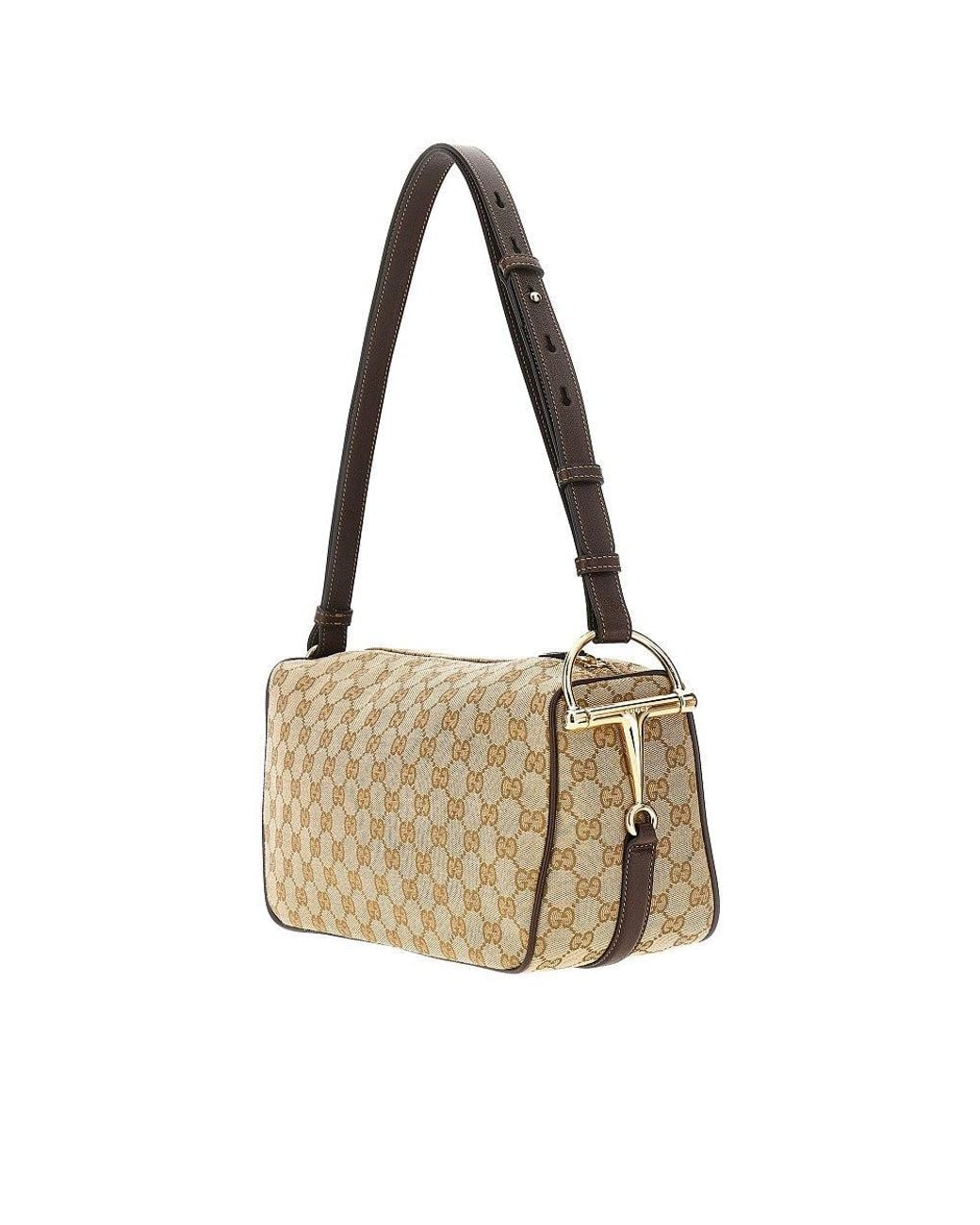 Gucci Metallic Medium Half Horsebit' Bag
