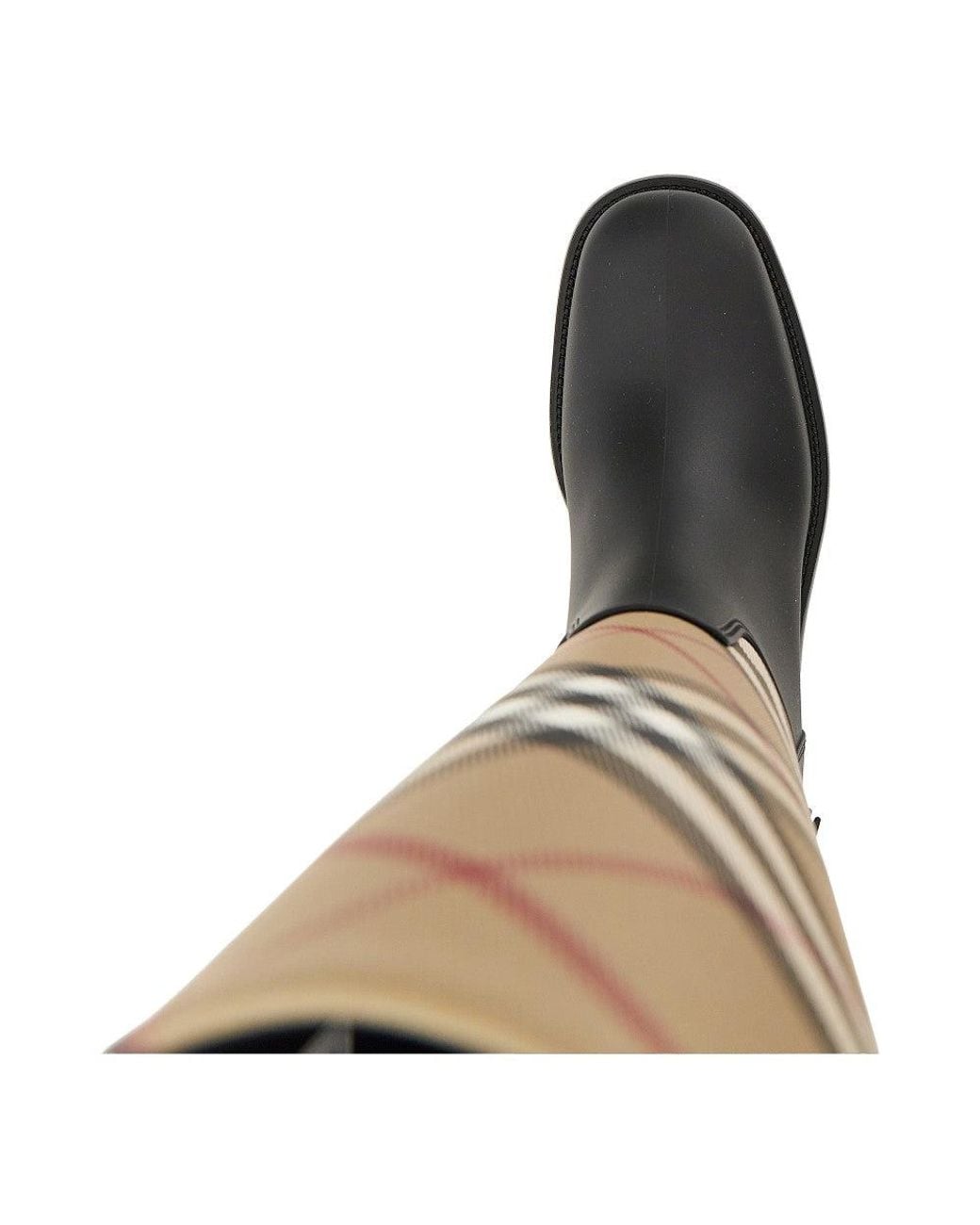 Burberry Blue 'Cavalier Check' Boots