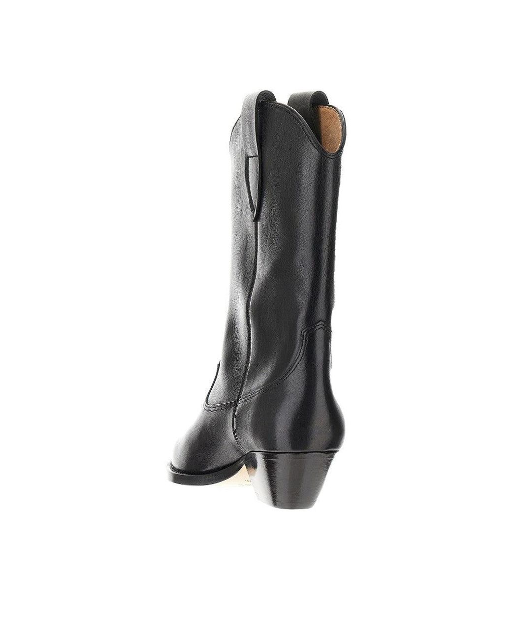 Isabel Marant Black 'Duerto' Leather Boots
