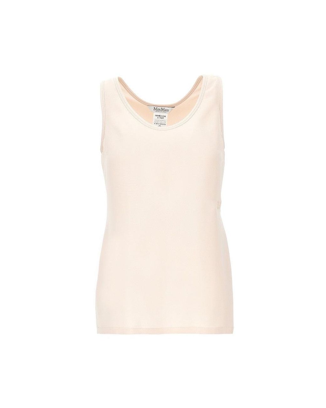 Top di Max Mara in Natural