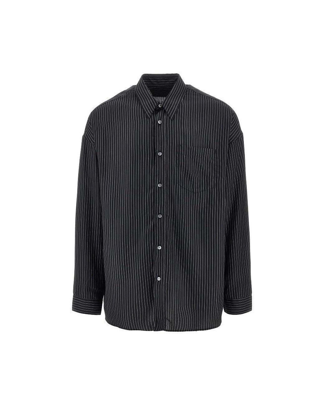 sunflower Blue 'Stable' Pinstriped Shirt for men