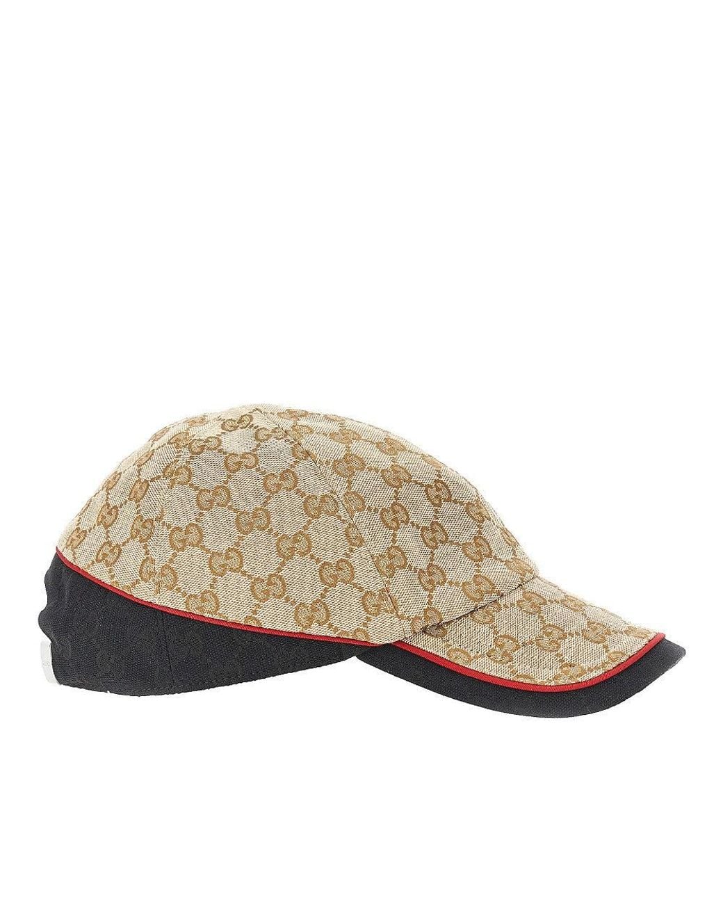 Gucci Natural Gg Canvas Baseball Cap for men