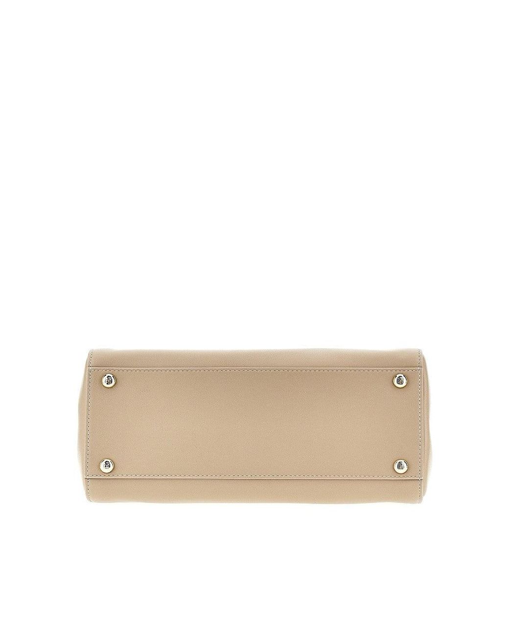 Fendi Natural Leather Small 'My Peekaboo' Bag