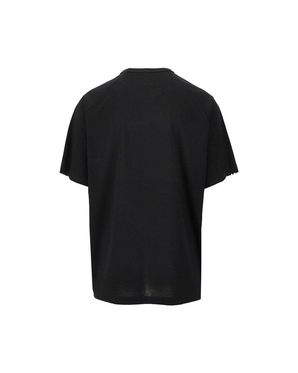 Y-3 Black Wool-Blend Jersey T-Shirt for men