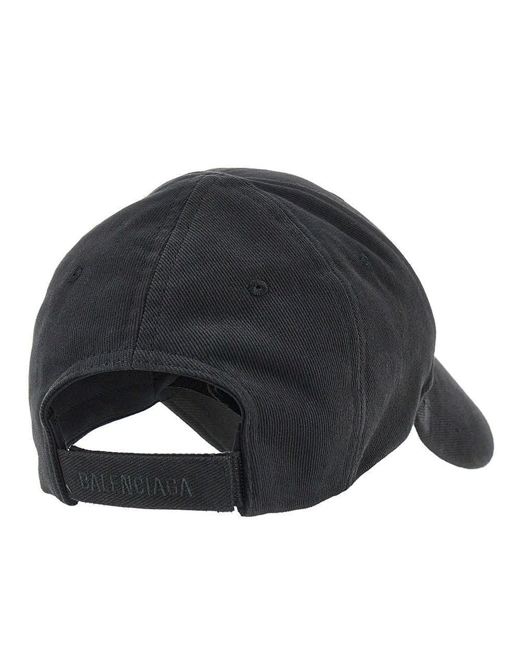 Balenciaga Black Tape Baseball Cap for men