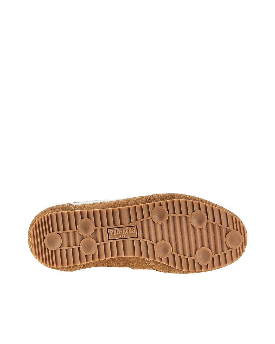 Pro Keds Brown 'Racer 77' Suede Leather Sneakers