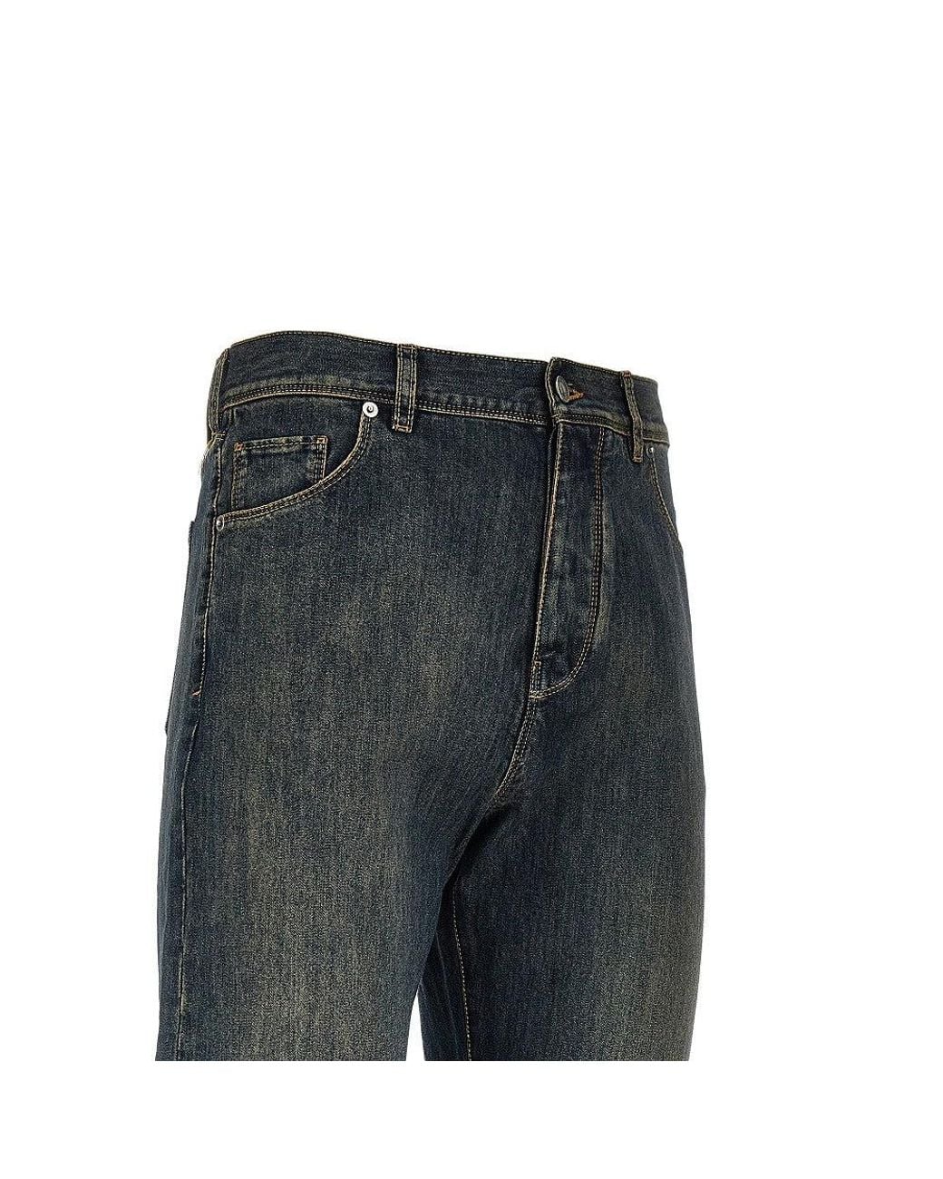 Fendi Blue Bananatex Denim Pants for men