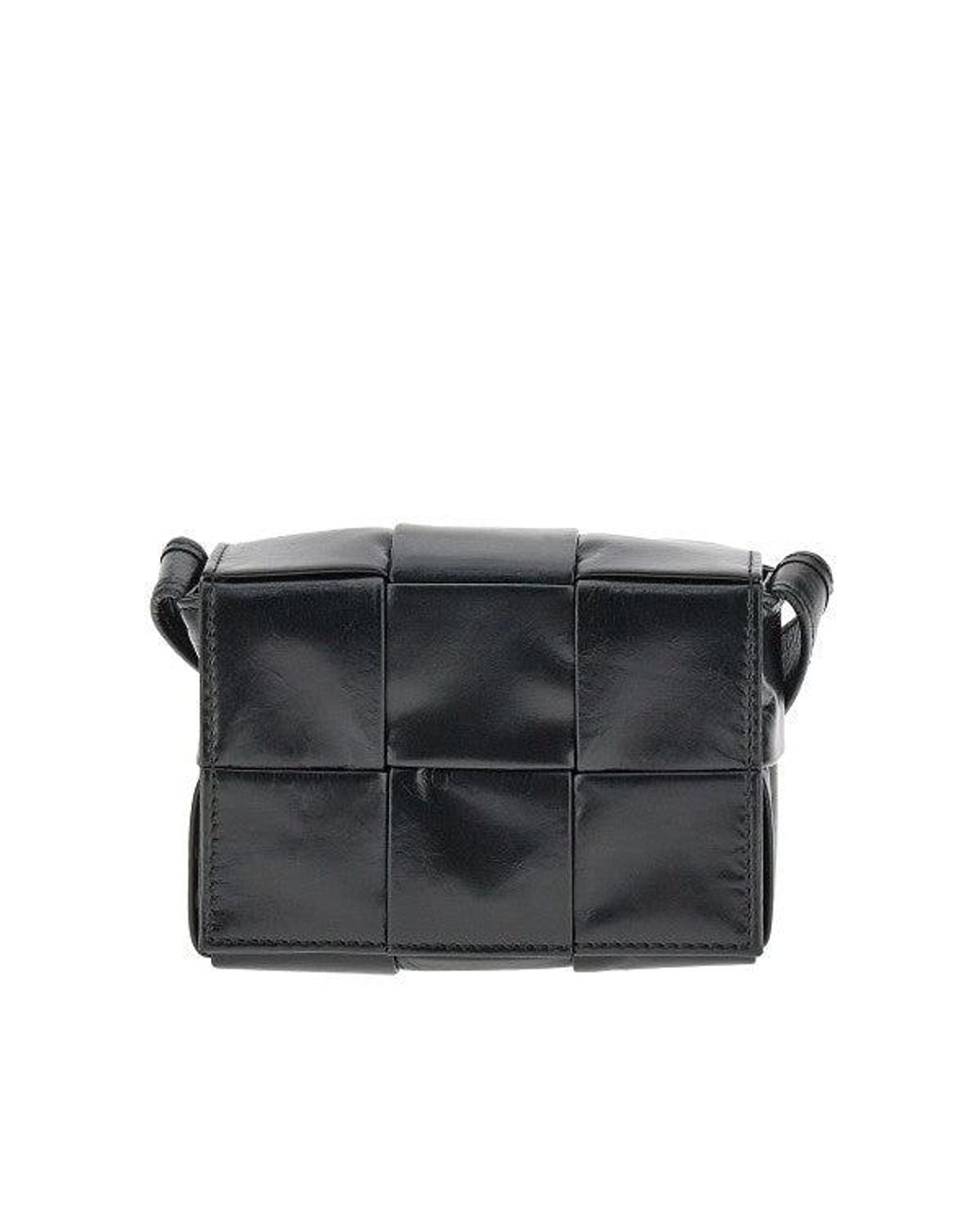Bottega Veneta Black 'Candy Cassette' Crossbody Mini Bag for men