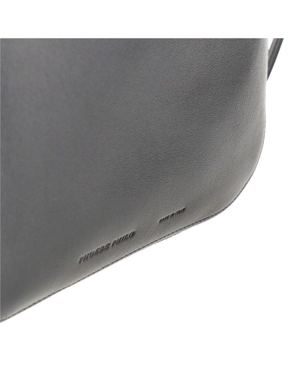 Phoebe Philo Black Leather 'Gig' Pouch
