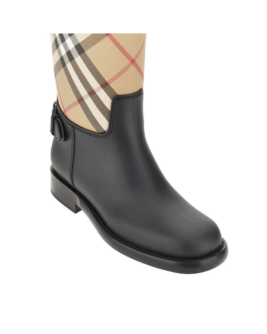 Burberry Blue 'Cavalier Check' Boots