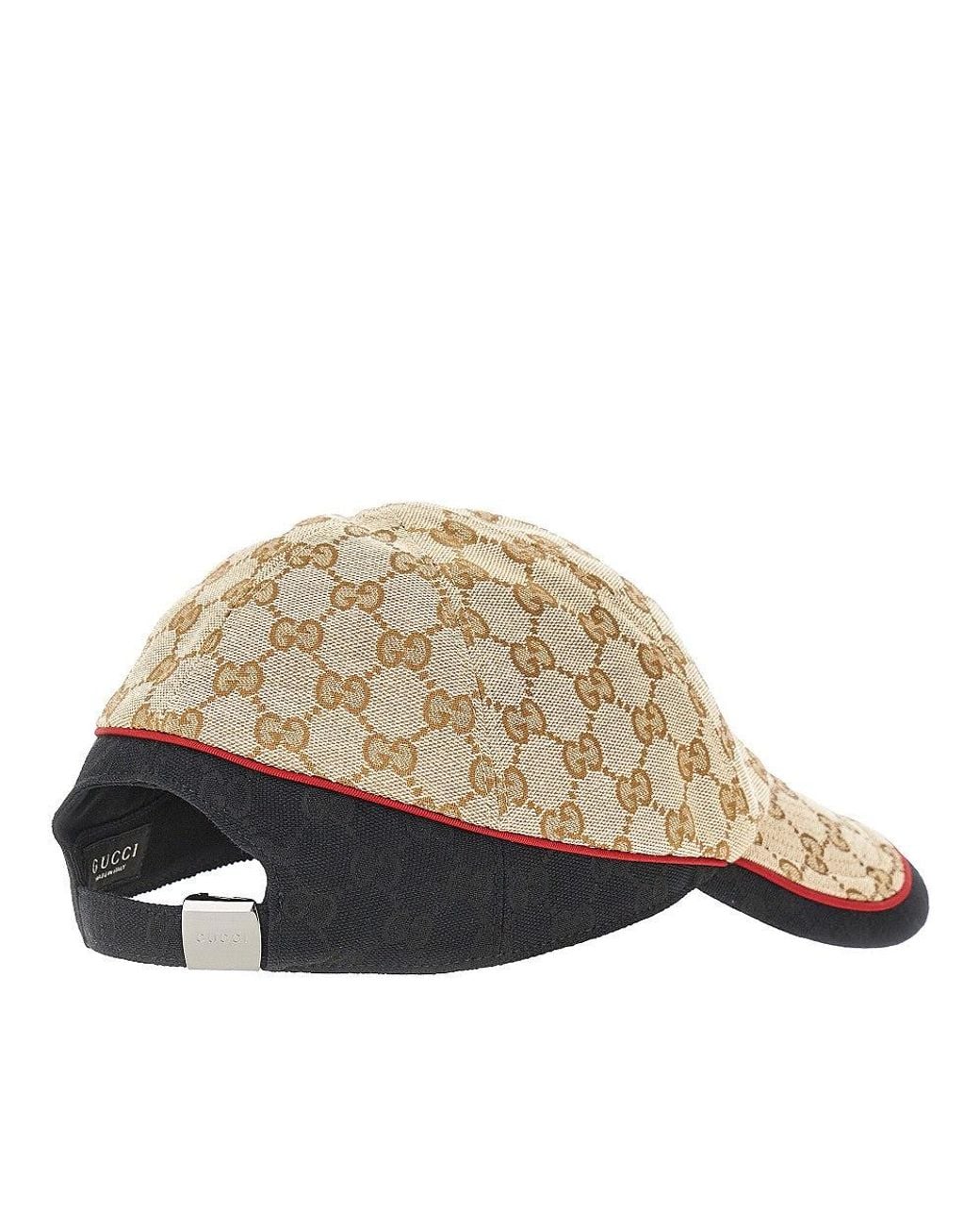 Gucci Natural Gg Canvas Baseball Cap for men