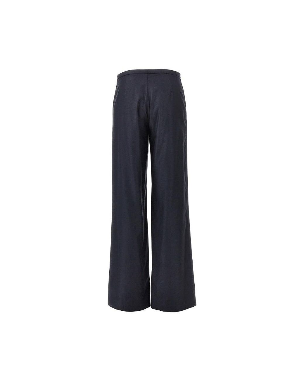 Gucci Blue Light Wool Pants