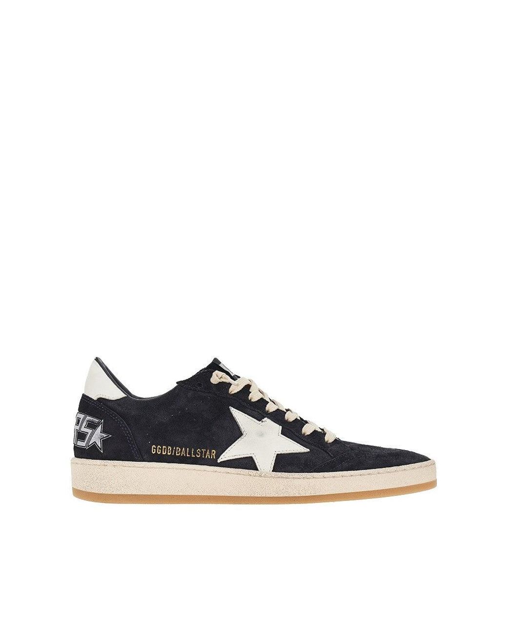 Golden Goose Deluxe Brand Blue 'Ballstar' Suede Leather Sneakers for men