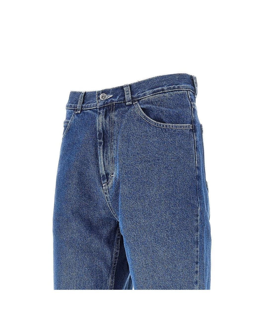 POLAR SKATE Blue '91' Straight Leg Jeans for men