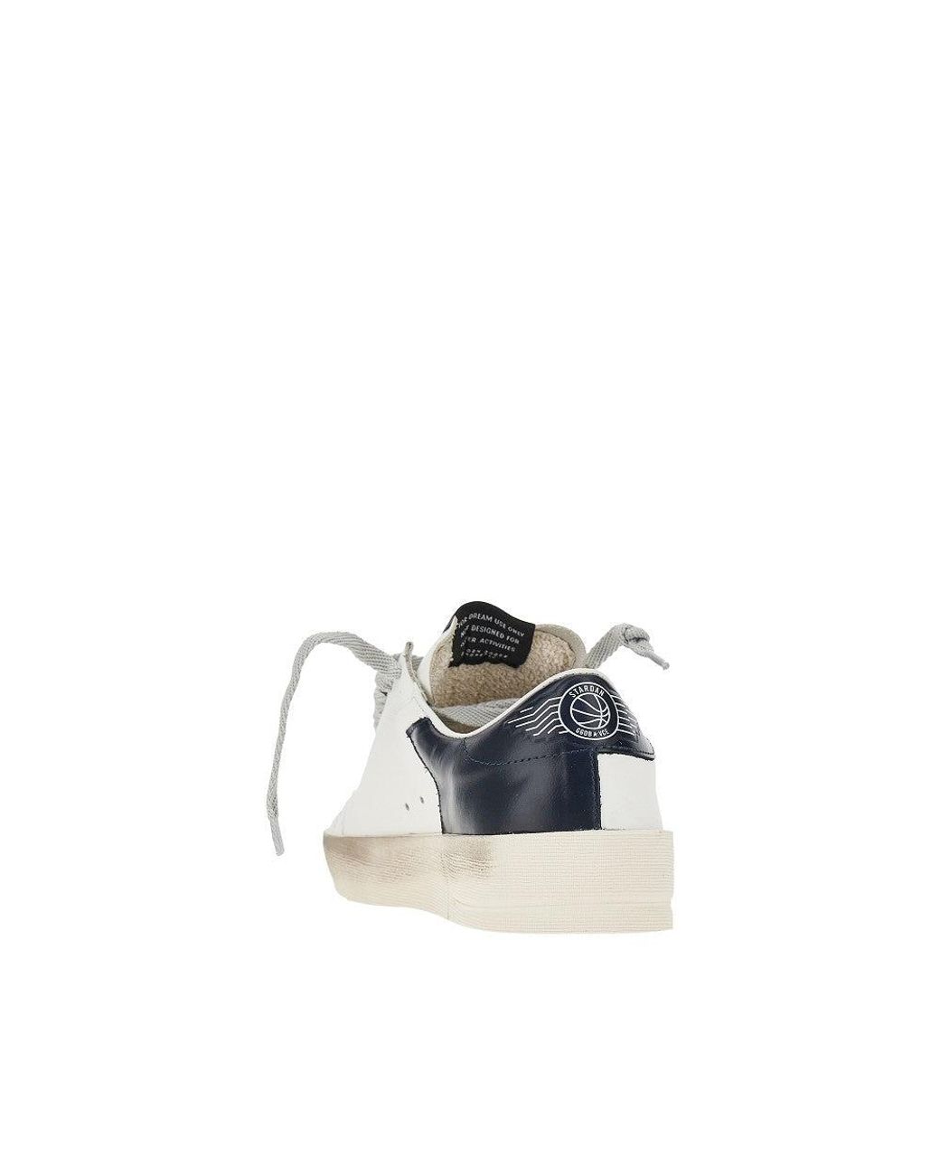 Golden Goose Deluxe Brand White Leather Stardan Sneakers for men