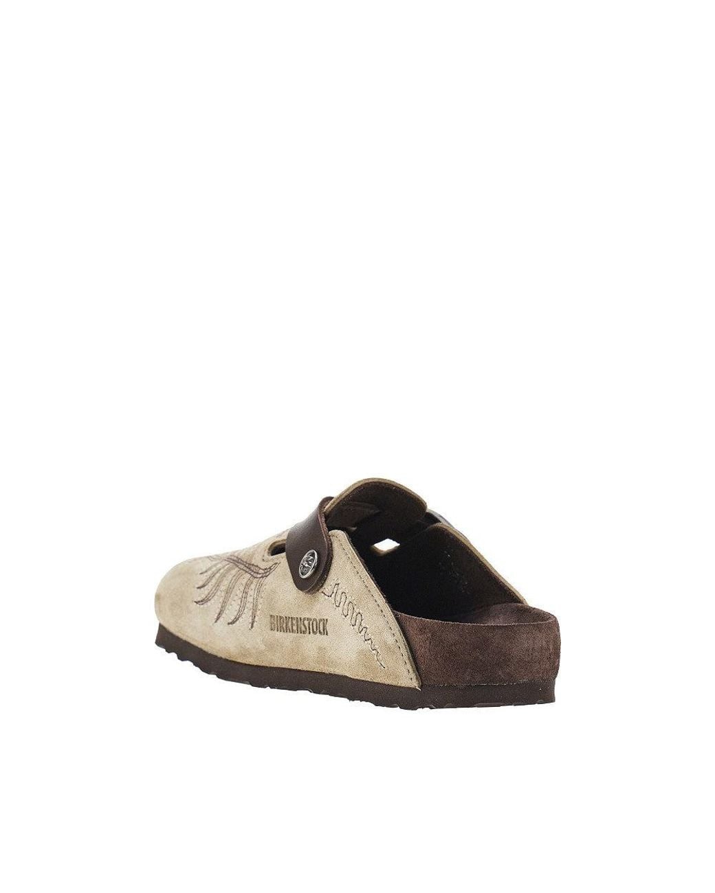 Etro Brown Birkenstock By 'Boston' Mules