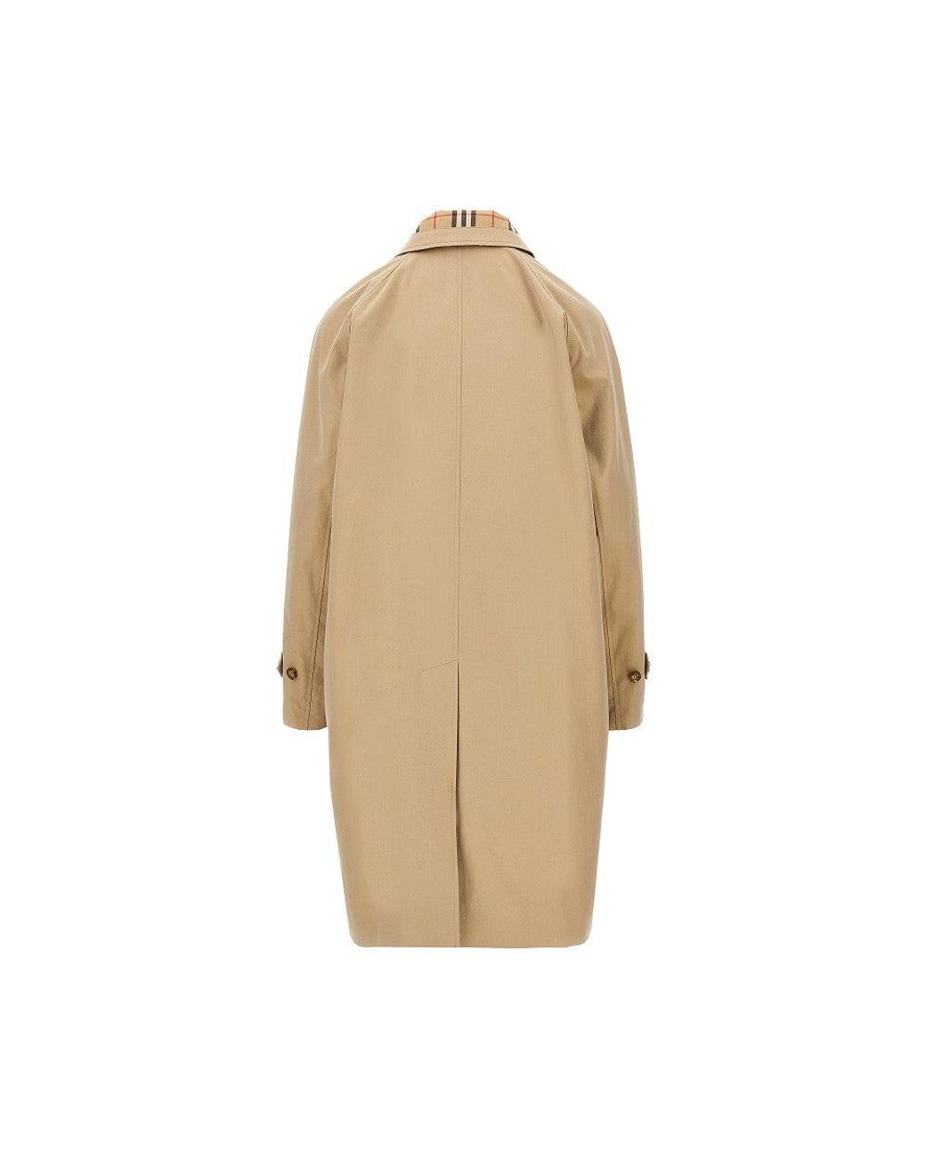 Burberry Natural 'Camden' Medium Car Coat