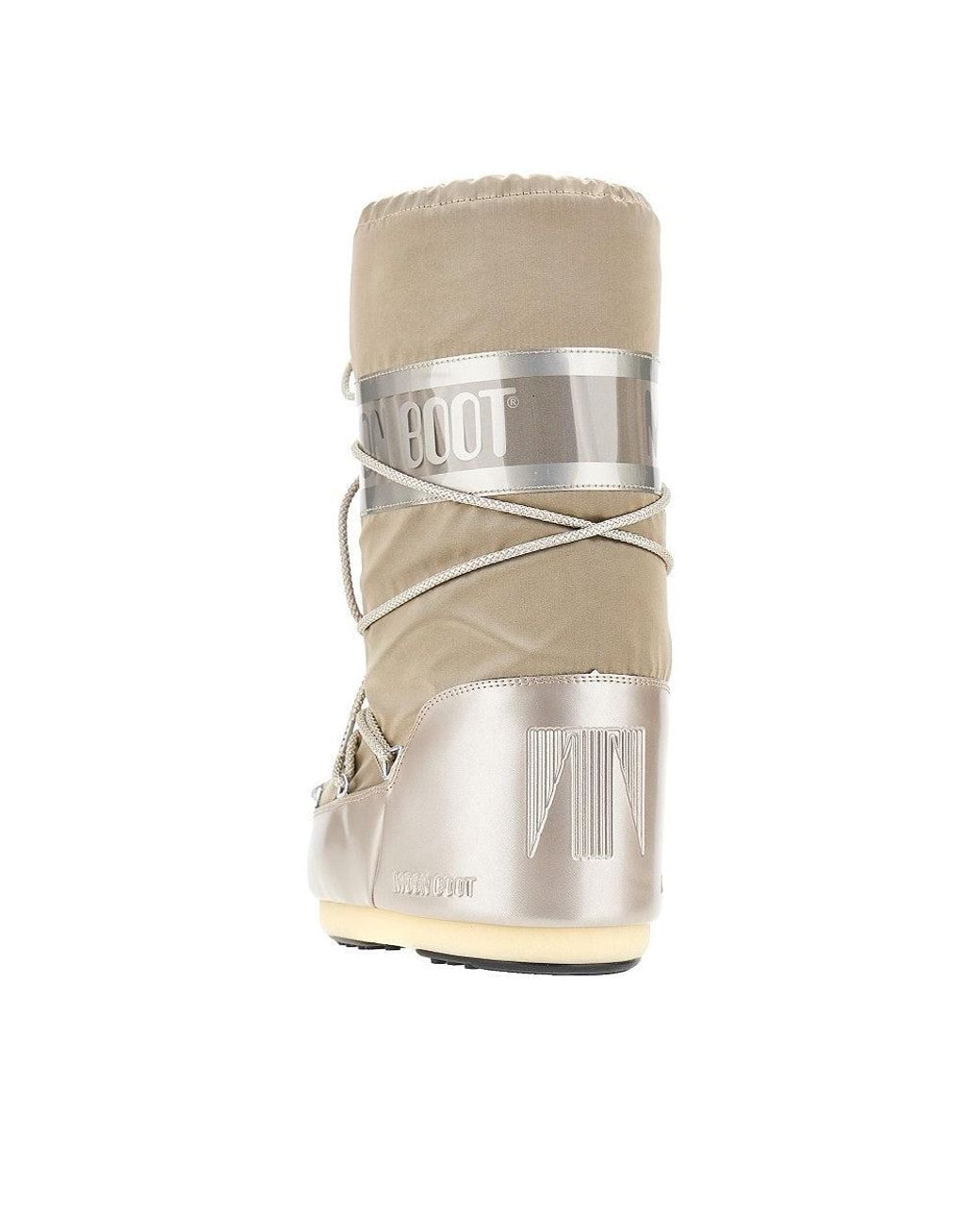 Moon Boot Natural 'Icon Glance' Nylon Boots