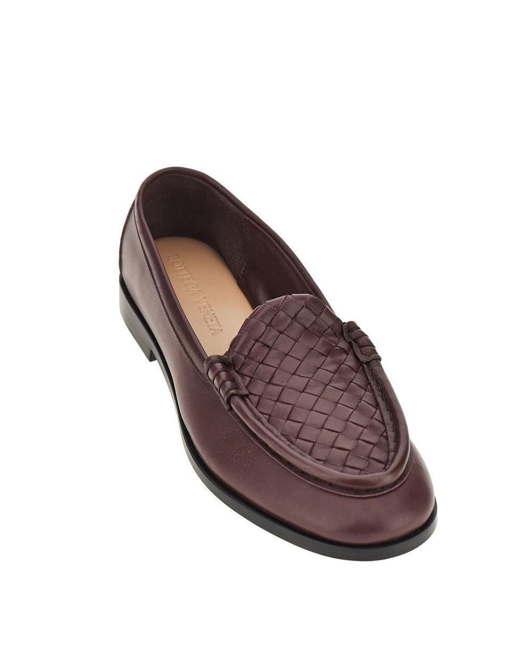 Bottega Veneta Brown 'Silenzio' Nappa Leather Loafers