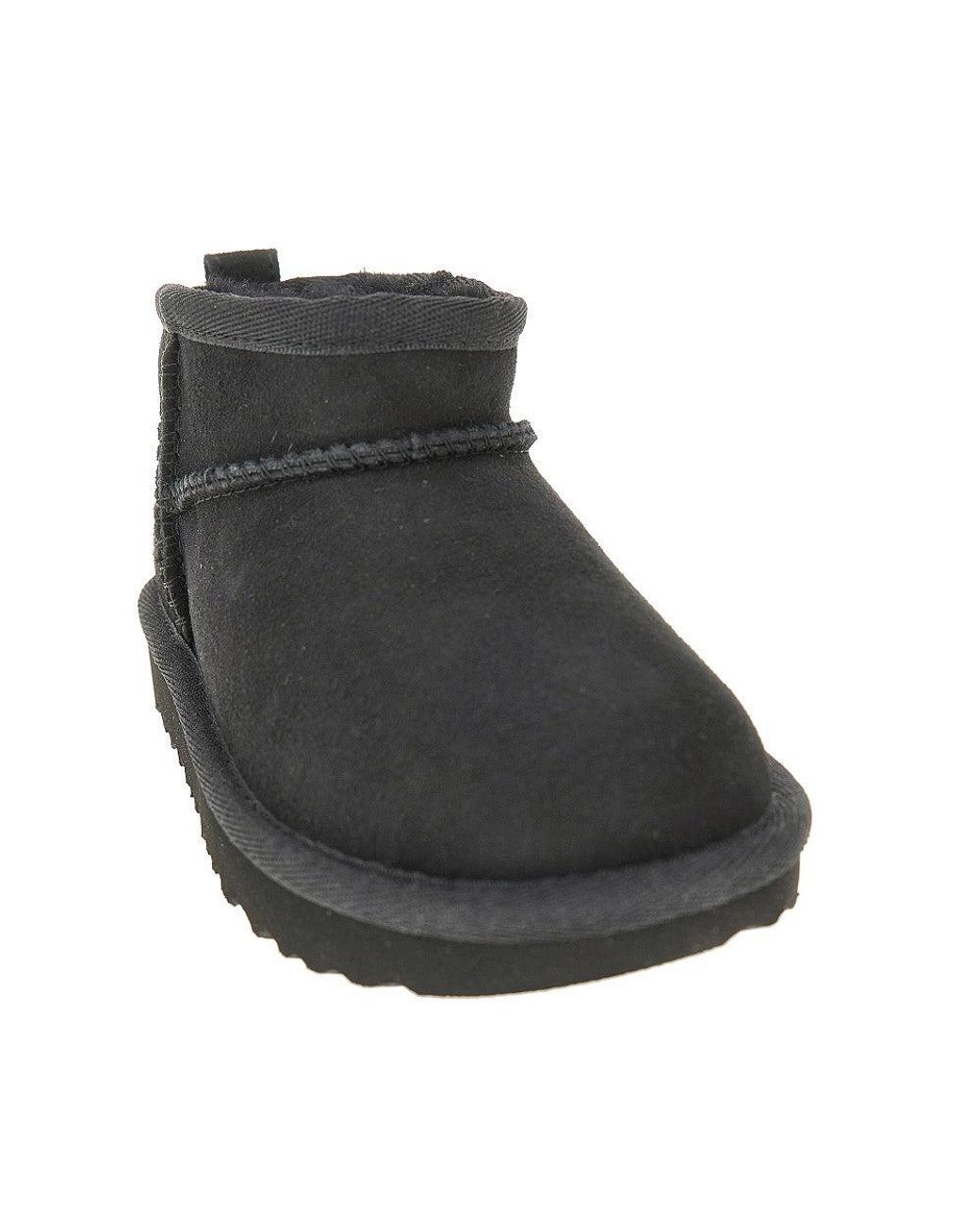 Ugg Black Classic Ultra Mini Boots Kids for men