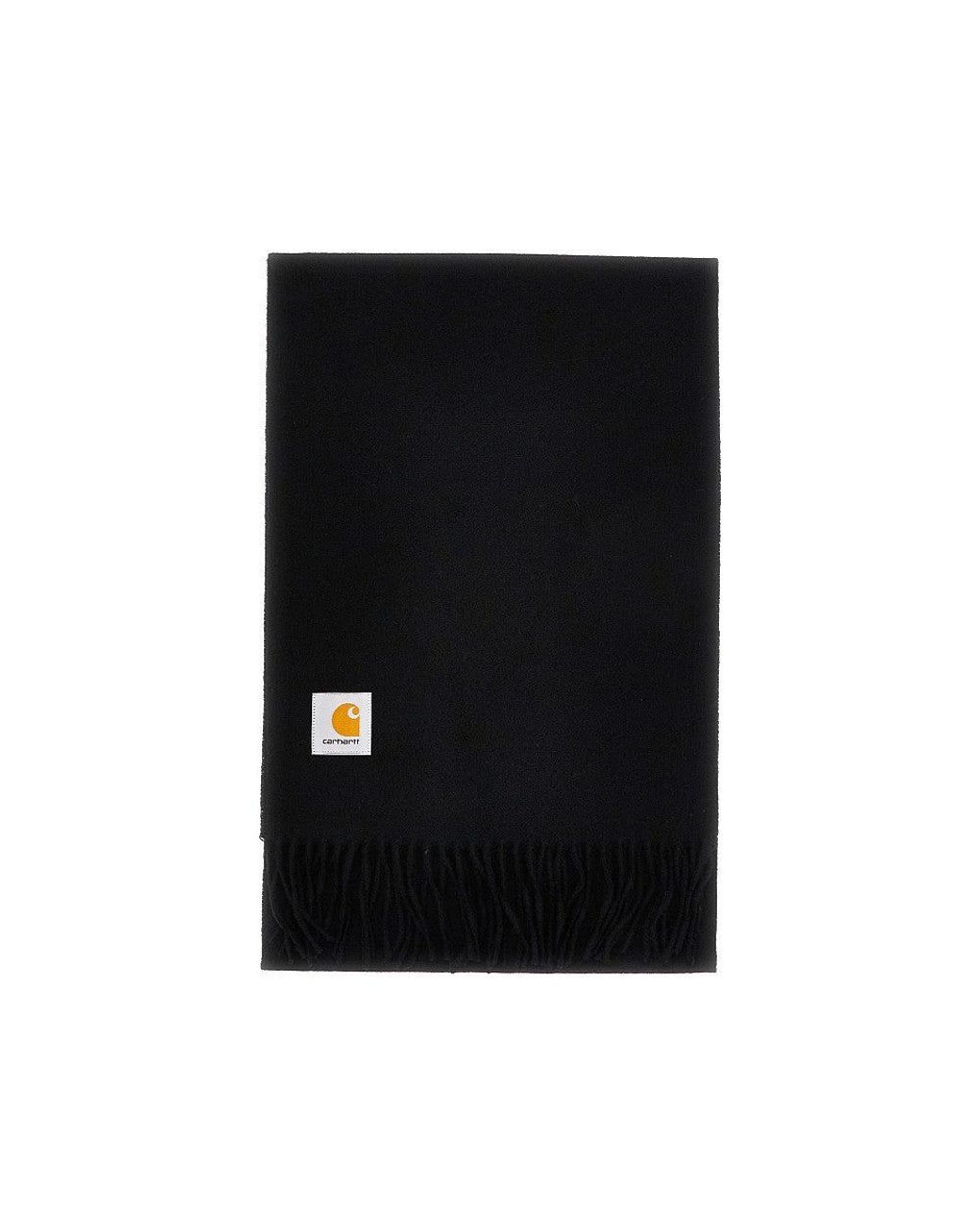 Carhartt Black 'Clan' Wool Scarf for men