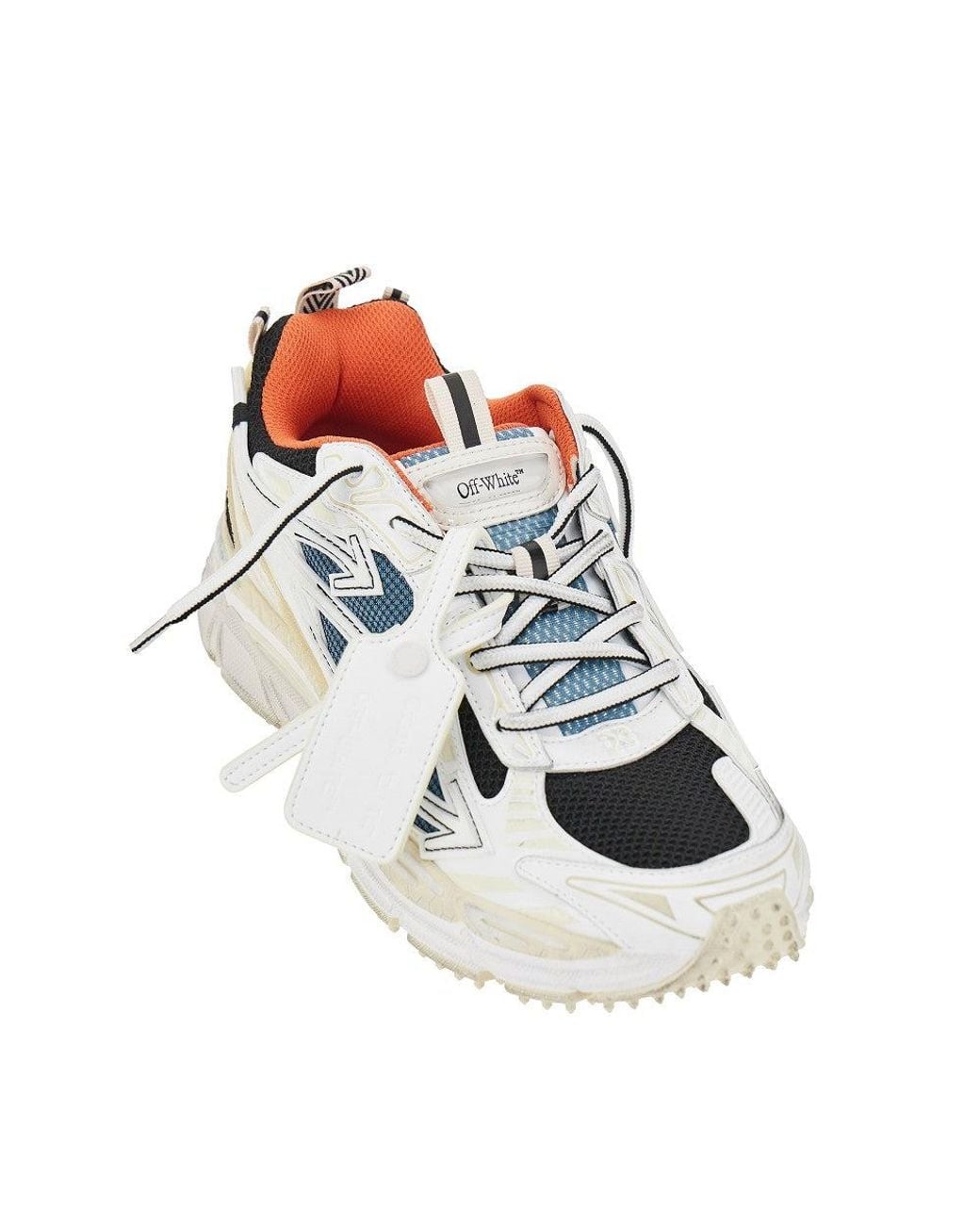 Off-White c/o Virgil Abloh Blue Worn Out Effect 'Be Right Back' Sneakers for men