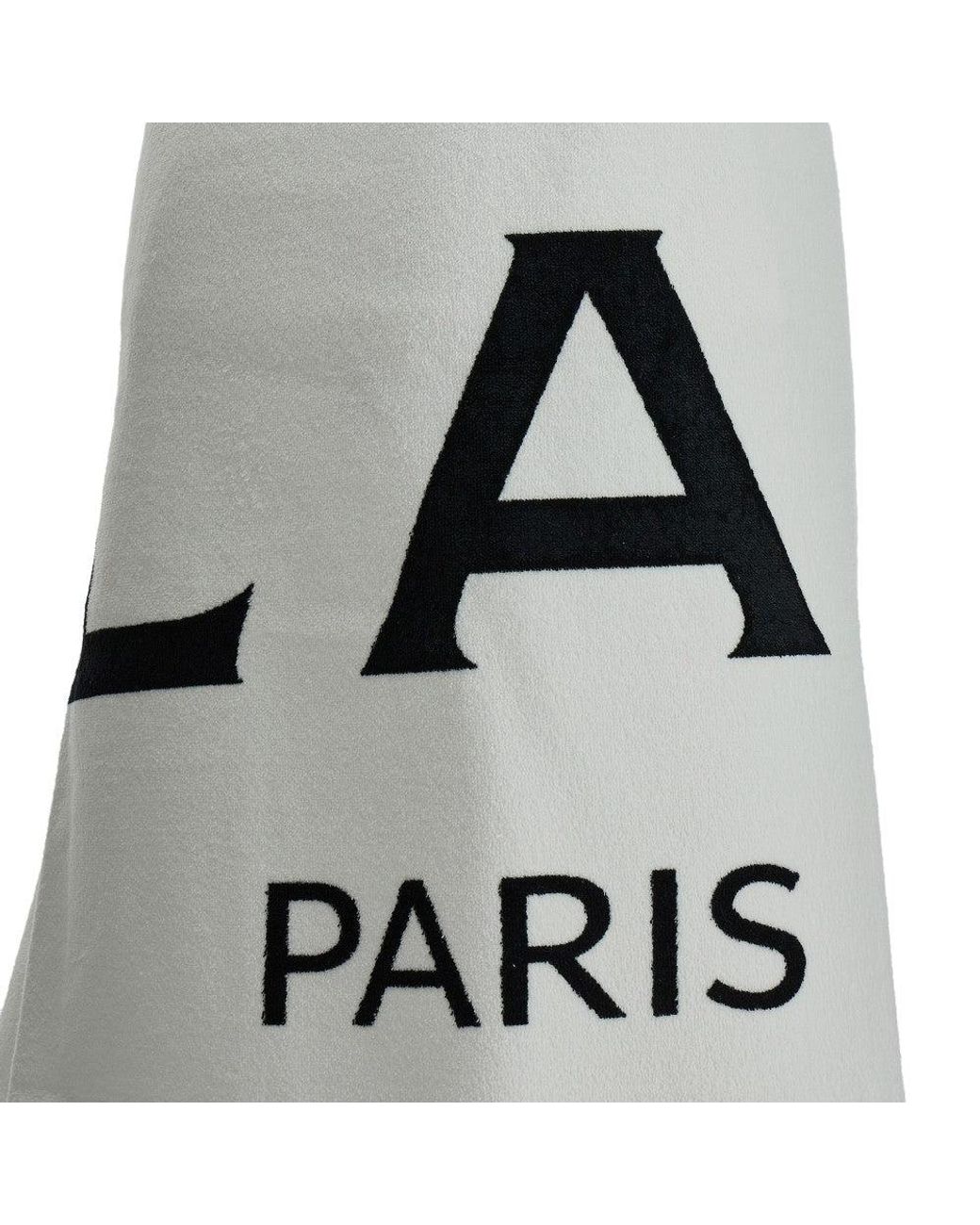 スカート ALAIA 24FW White Logo Terry Towel Skirt AA9J05566T661 000 Alaïa Terry Towel Skirt With Logo in White | Lyst