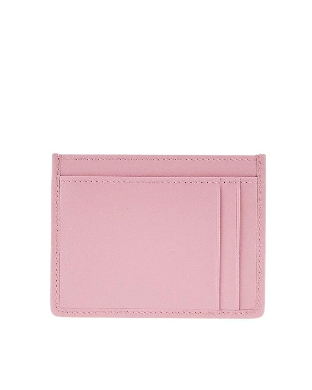 Miu Miu Pink Matelassé Nappa Leather Cardholder