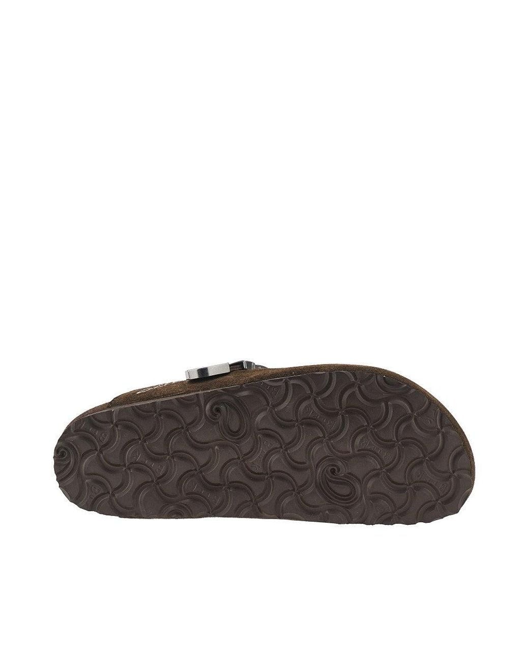 Etro Brown Birkenstock By 'Boston' Mules