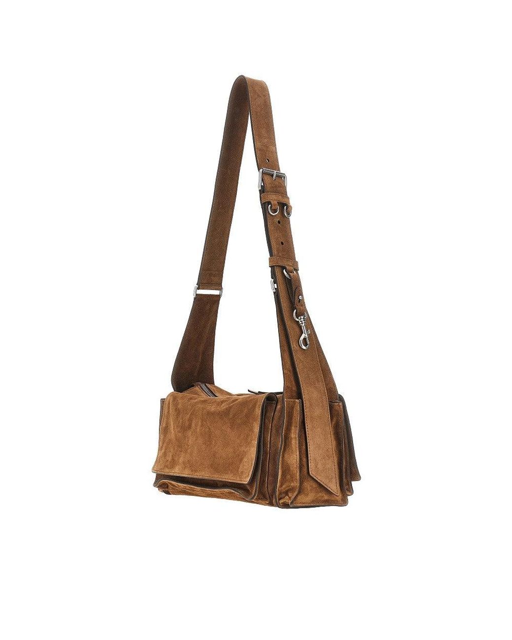 Borsa Utilitaire di Miu Miu in Brown