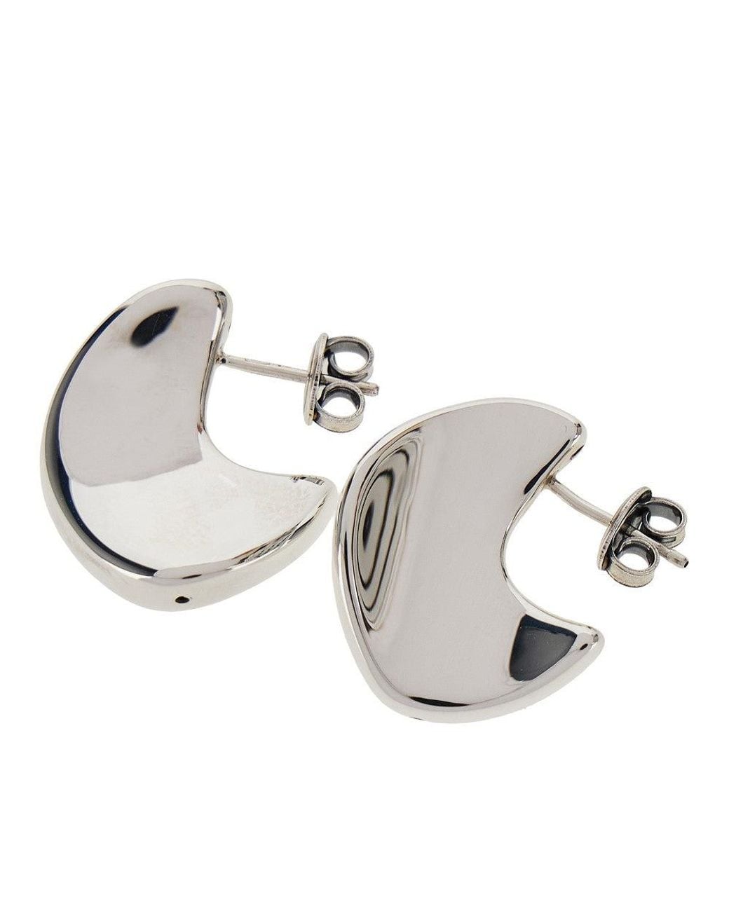 Bottega Veneta Metallic Small 'Disc' Earrings