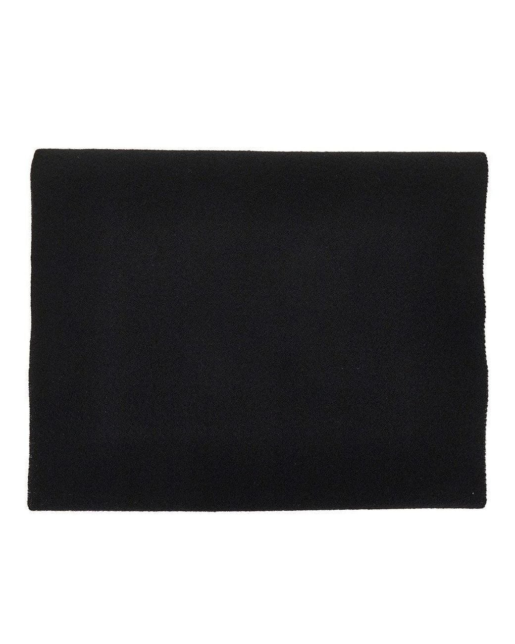 Vivienne Westwood Black Logo Embroidery Scarf