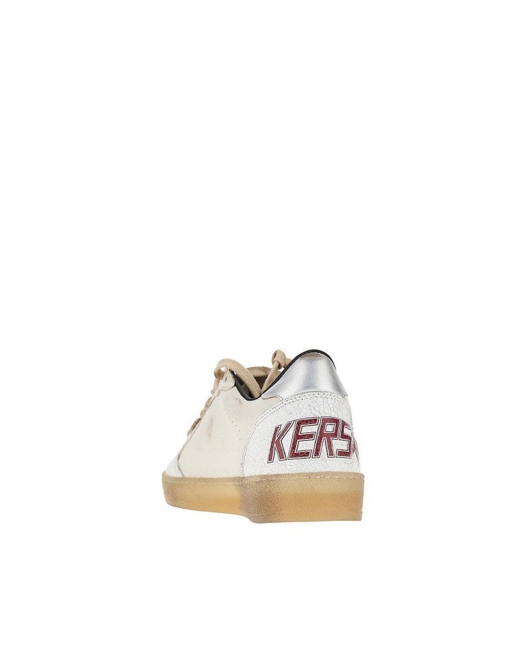 Golden Goose Deluxe Brand Brown 'Ballstar' Leather Sneakers for men