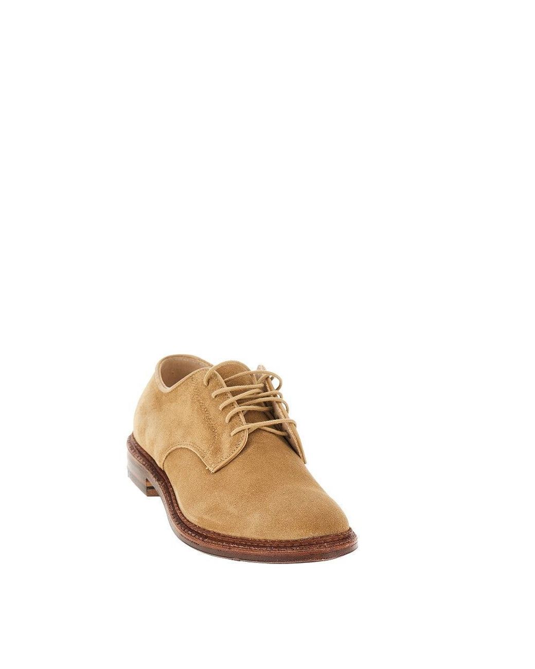 Alden Brown Suede Leather Laced Shoes 8 for men