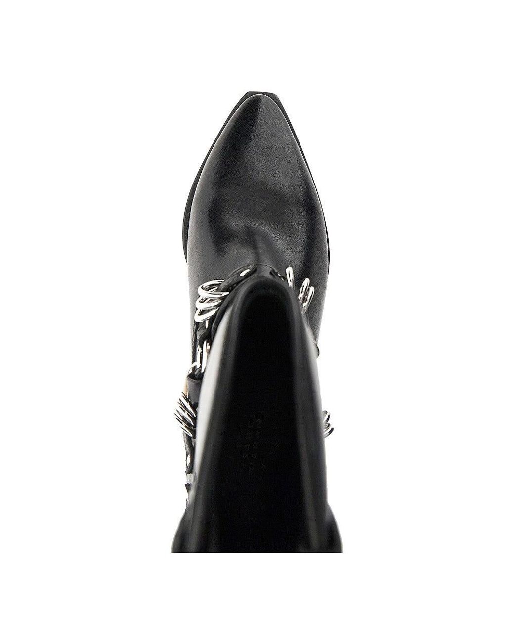 Isabel Marant Black 'Duerto' Leather Boots
